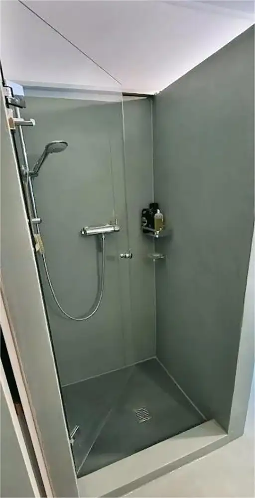 Fugenlos Dorninger Dusche Nachher
